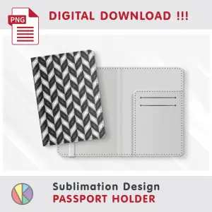 Inflated Fashion Pattern – Passport Holder sublimation