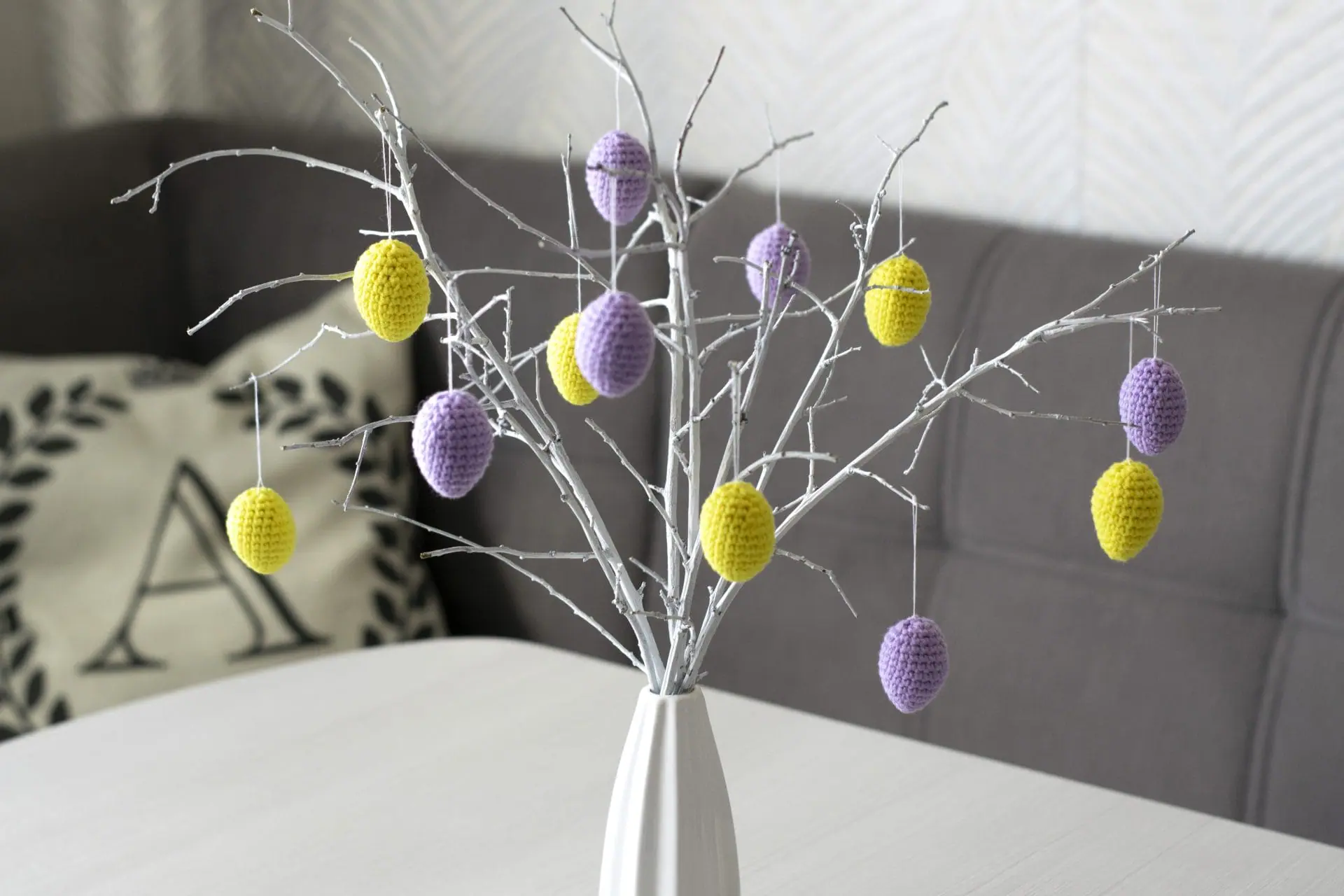 Miniature crocheted stuffed Easter Eggs and carrots 8 Miniature crocheted stuffed Easter Eggs and carrots - Image 8