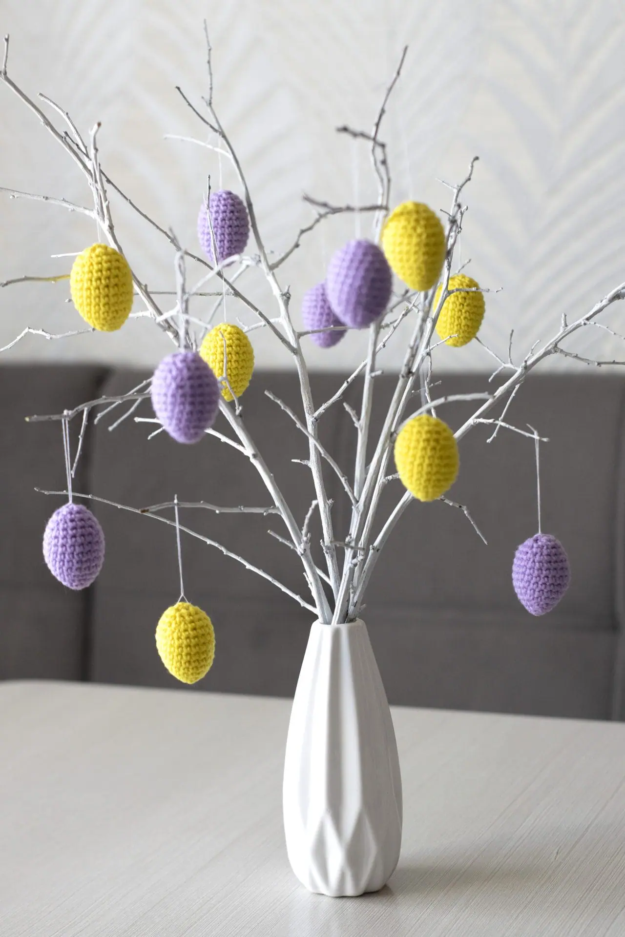 Miniature crocheted stuffed Easter Eggs and carrots 7 Miniature crocheted stuffed Easter Eggs and carrots - Image 7