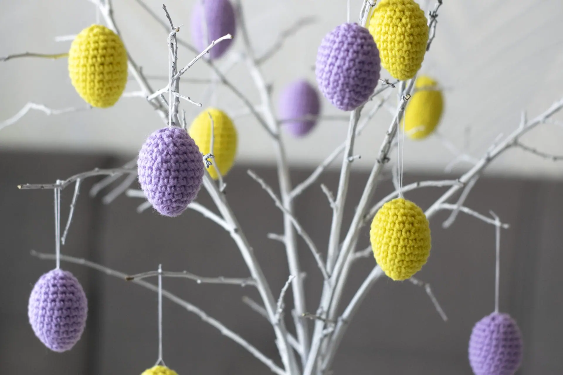 Miniature crocheted stuffed Easter Eggs and carrots 6 Miniature crocheted stuffed Easter Eggs and carrots - Image 6