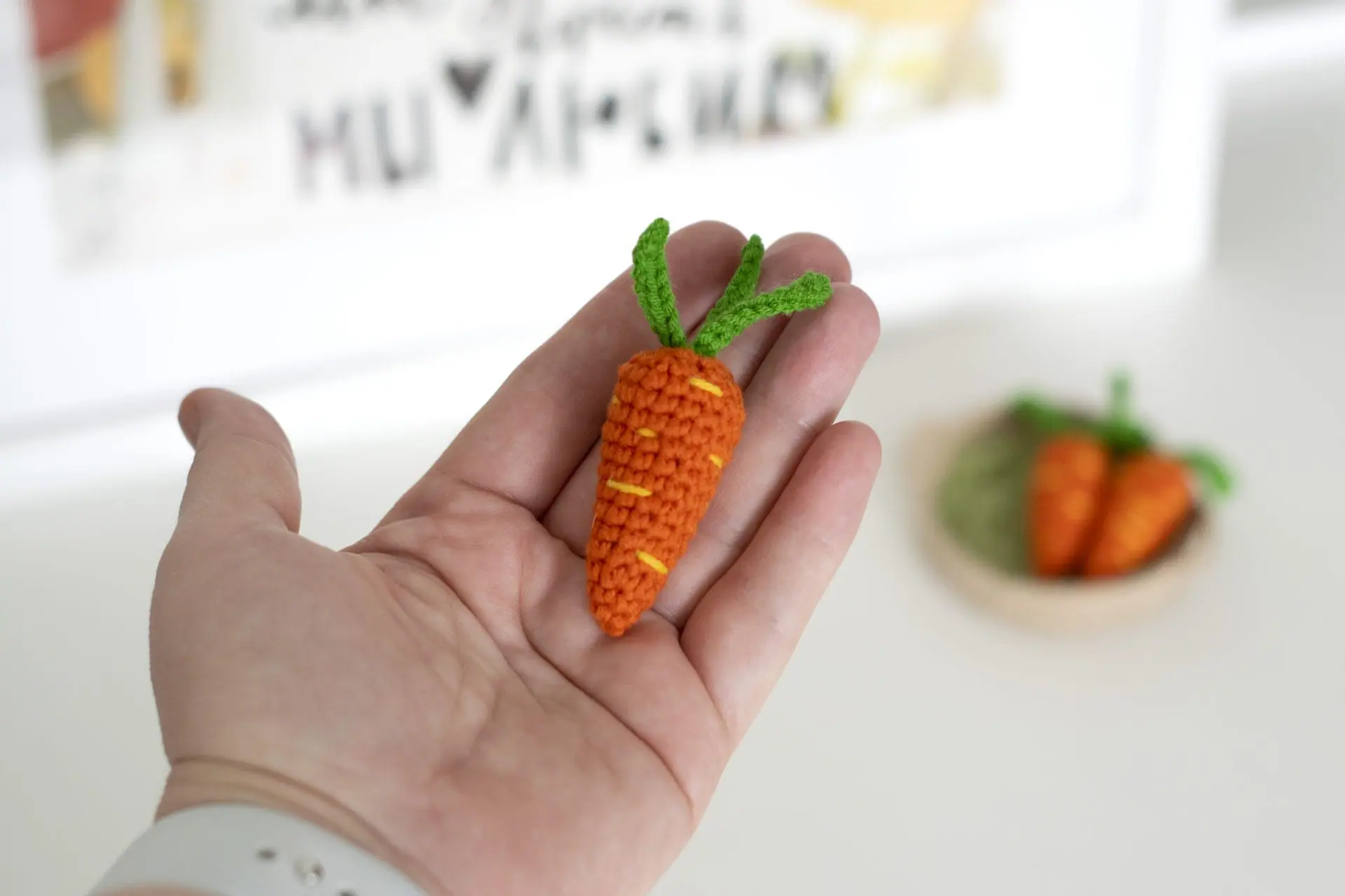 Miniature crocheted stuffed Easter Eggs and carrots 11 Miniature crocheted stuffed Easter Eggs and carrots - Image 11