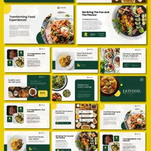 Intriguing Food Branding Concepts, Canva Food Business branding