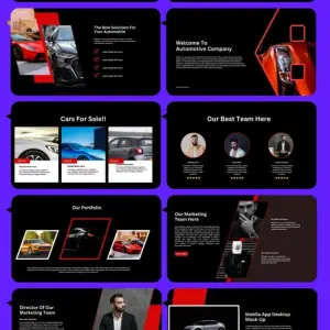 Automotive Branding and Canva Business Presentation masterpiece