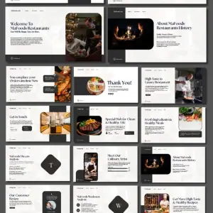 Creative Canva Presentation Template for creative Brands