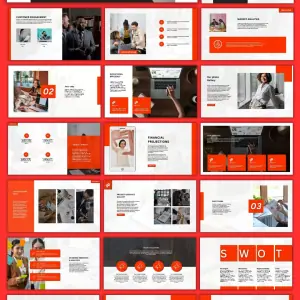Business Report Template made with Canva, Annual report template