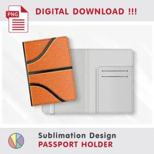BASKETBALL Pattern – Passport Holder sublimation.