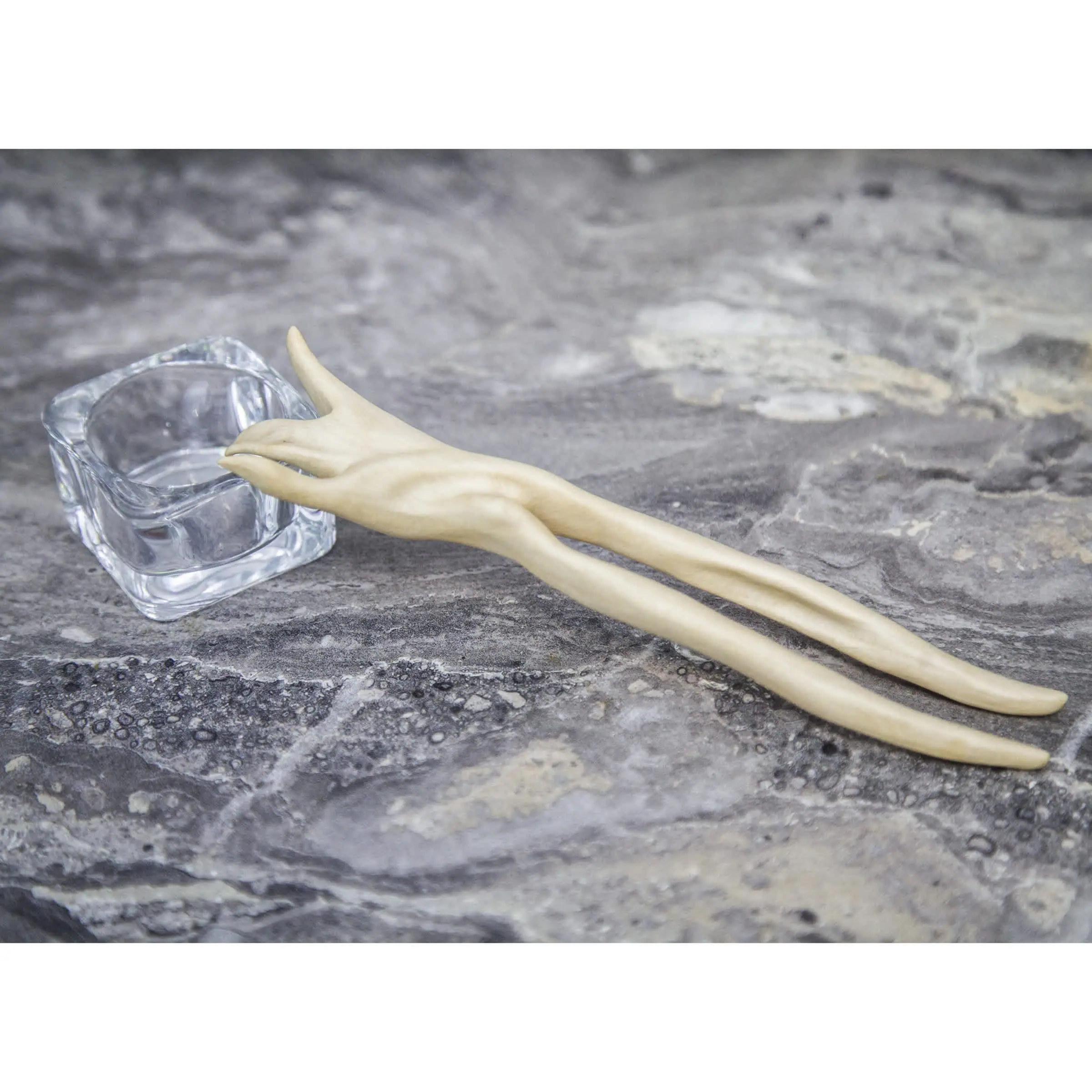 Wooden Hairpin (material - hornbeam) Hand Made Carving 9 Wooden Hairpin (material - hornbeam) Hand Made Carving - Image 9