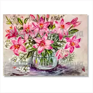 lily Painting For Download