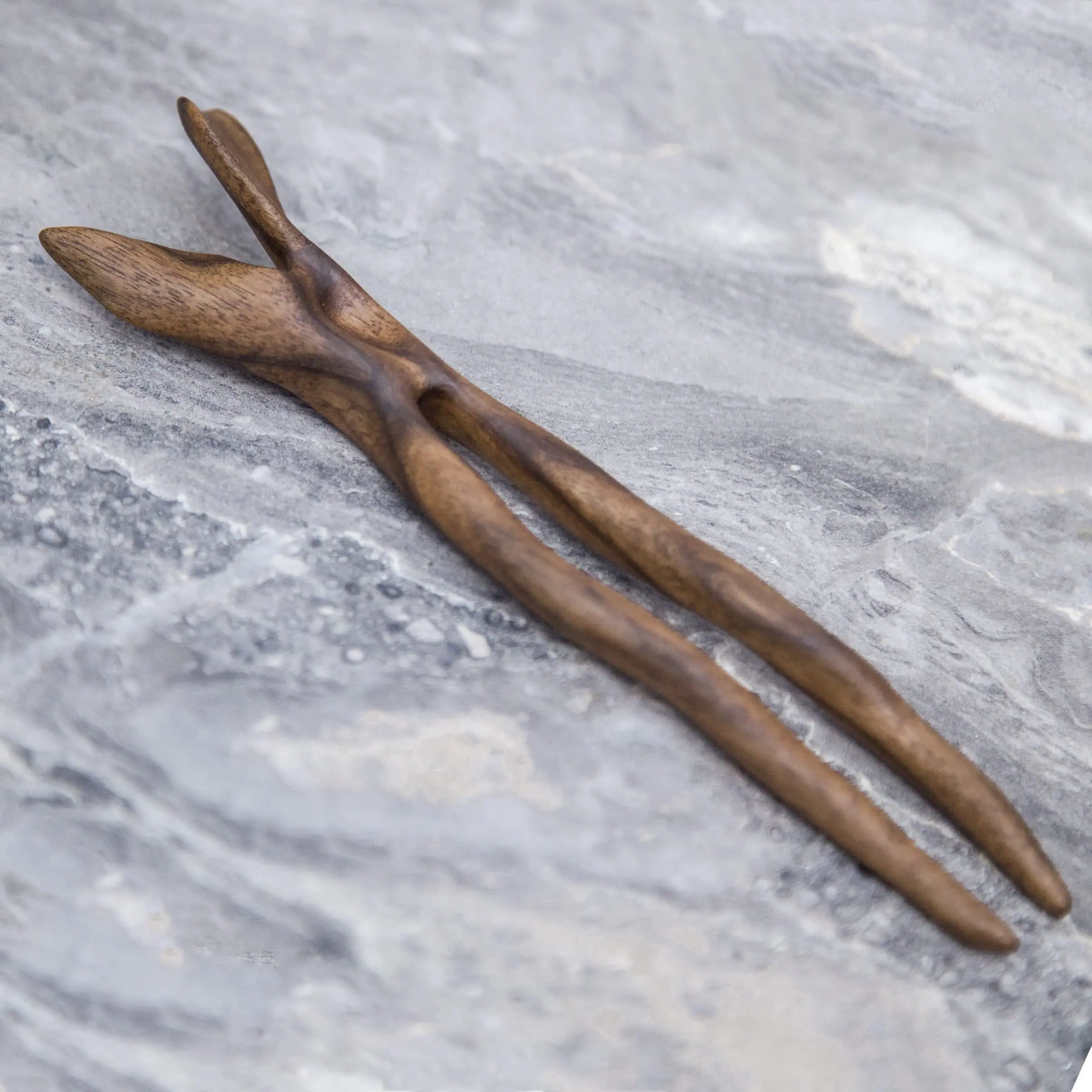 Wooden Hairpin (material - Walnut) Hand Made Carving 20 Wooden Hairpin (material - Walnut) Hand Made Carving - Image 20