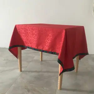 Tablecloth on the table