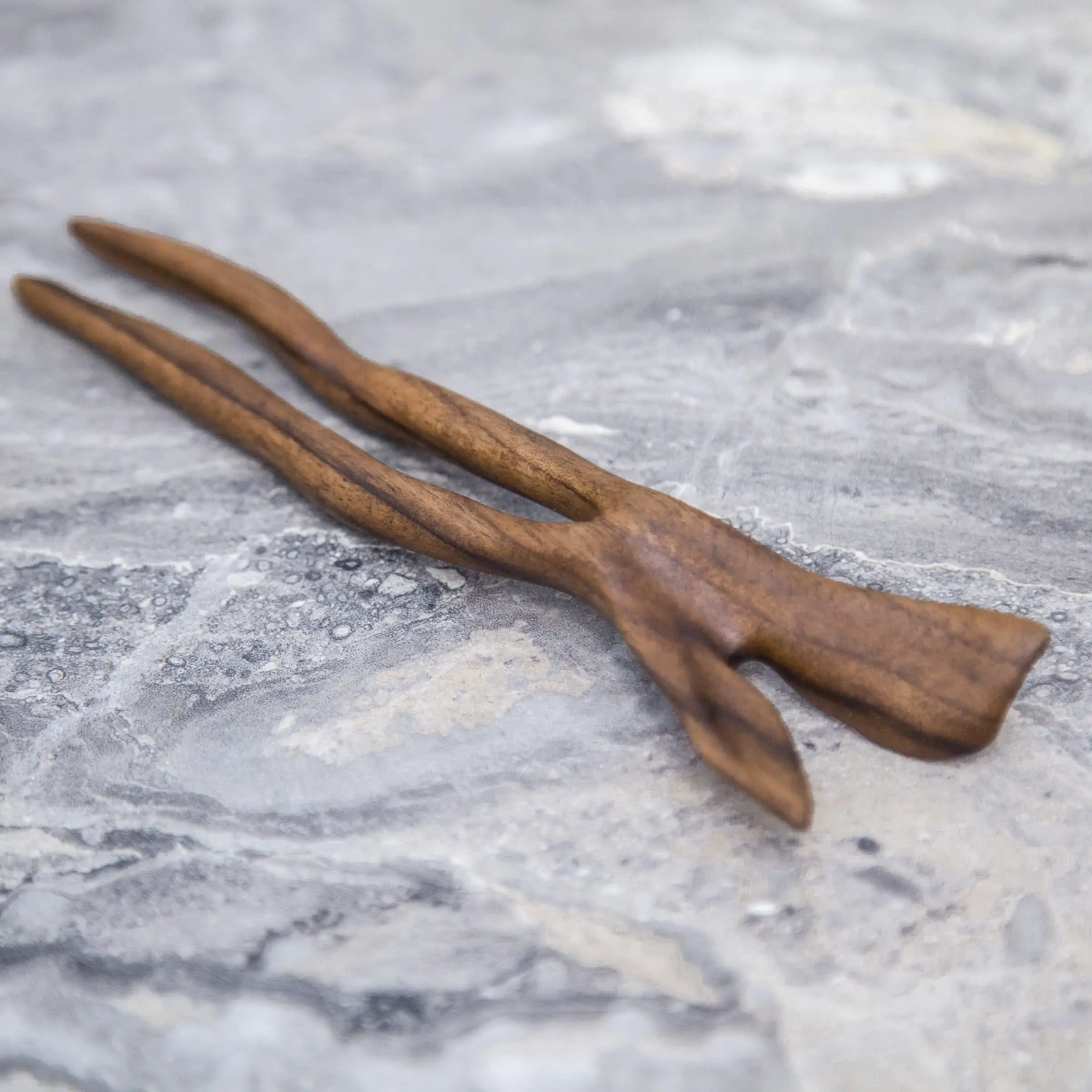 Wooden Hairpin (material - Walnut) Hand Made Carving 16 Wooden Hairpin (material - Walnut) Hand Made Carving - Image 16