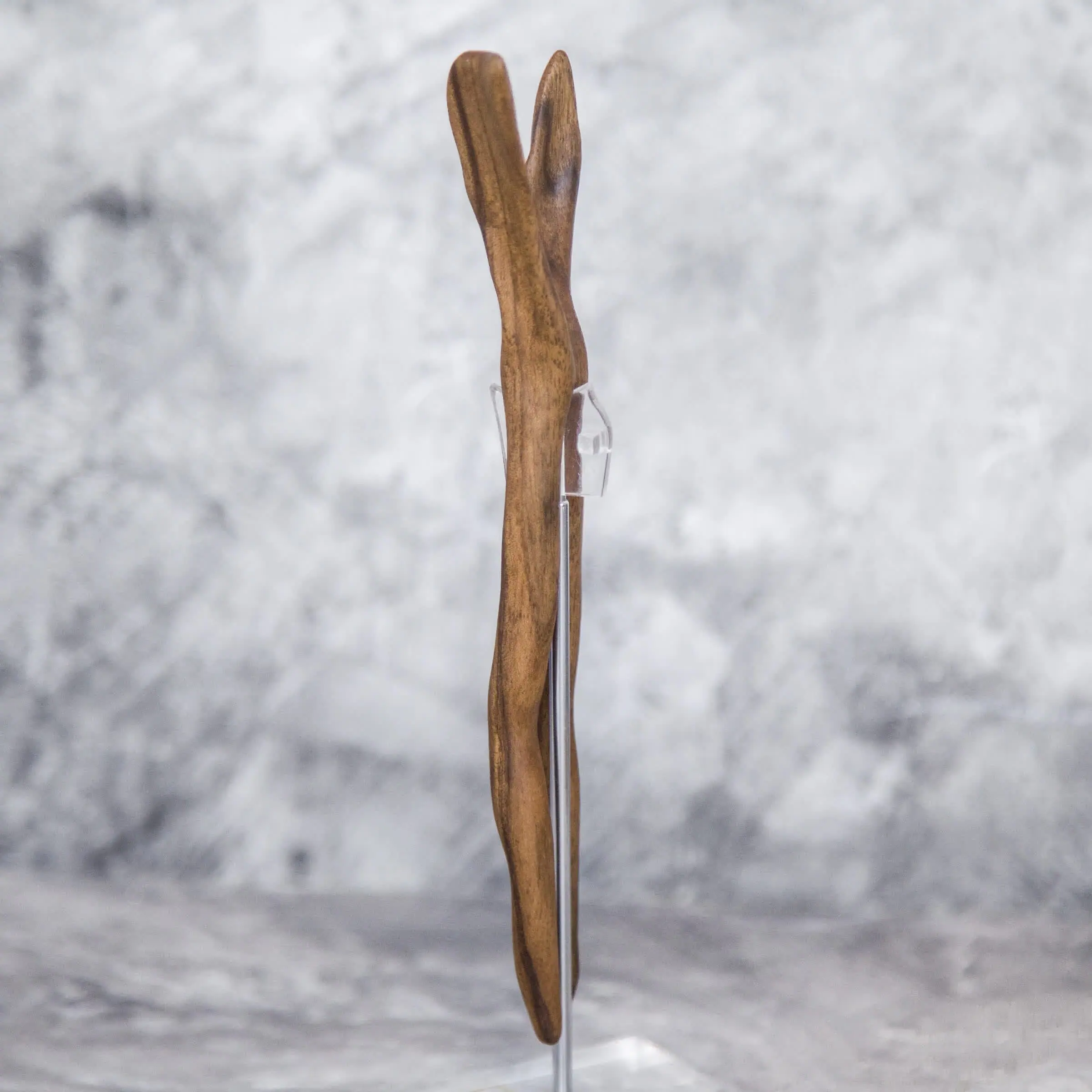Wooden Hairpin (material - Walnut) Hand Made Carving 14 Wooden Hairpin (material - Walnut) Hand Made Carving - Image 14
