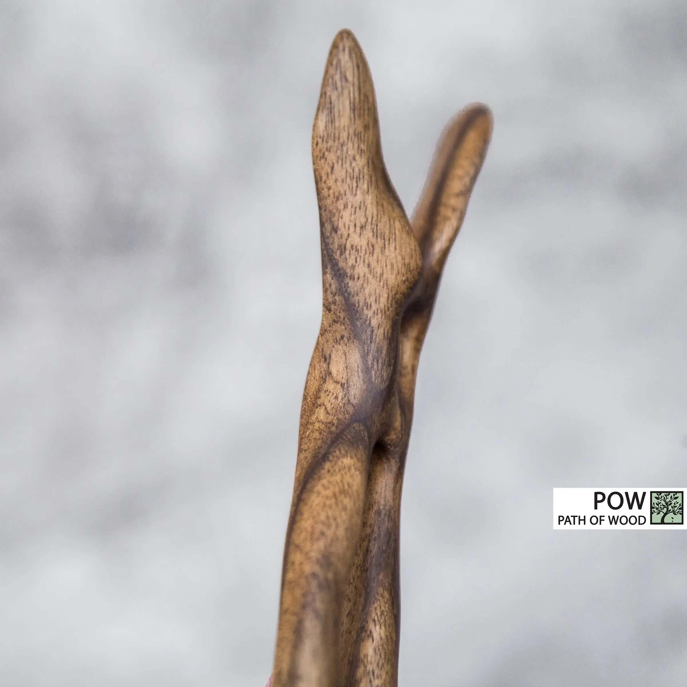 Wooden Hairpin (material - Walnut) Hand Made Carving 9 Wooden Hairpin (material - Walnut) Hand Made Carving - Image 9