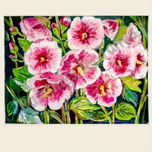 Mallow Painting For Download