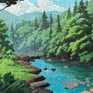 Painting – “Bright day”