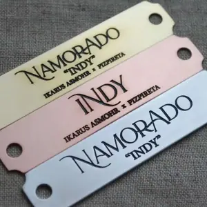 Custom metal engraved tags