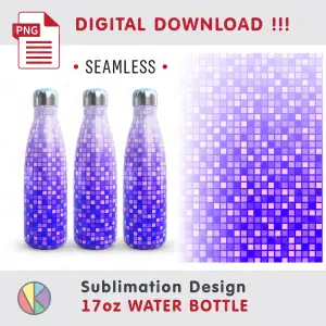 2 Mosaic Sublimation – 17 oz Water Bottle.