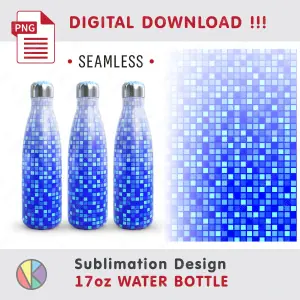 2 Mosaic Sublimation – 17 oz Water Bottle.
