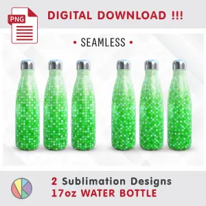 2 Mosaic Sublimation – 17 oz Water Bottle.