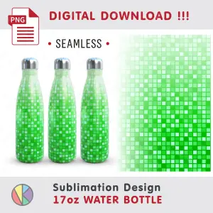 2 Mosaic Sublimation – 17 oz Water Bottle.