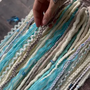 READY TO SHIP hooked synthetic dreads de dreadlocks