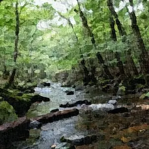 Painting - "Untouched place''