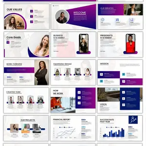 Comprehensive Business Report Template, Canva Business Portfolio