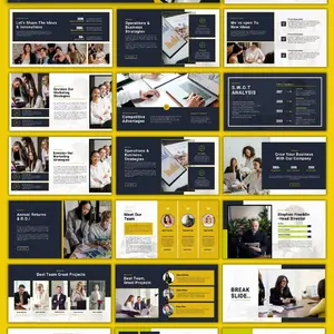Executive Digital Marketing portfolio, Canva Corporate portfolio