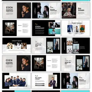 Eden Digital Branding portfolio for creative brands, canva slides