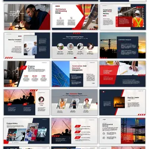 Build up Company profile template, canva company profile slides