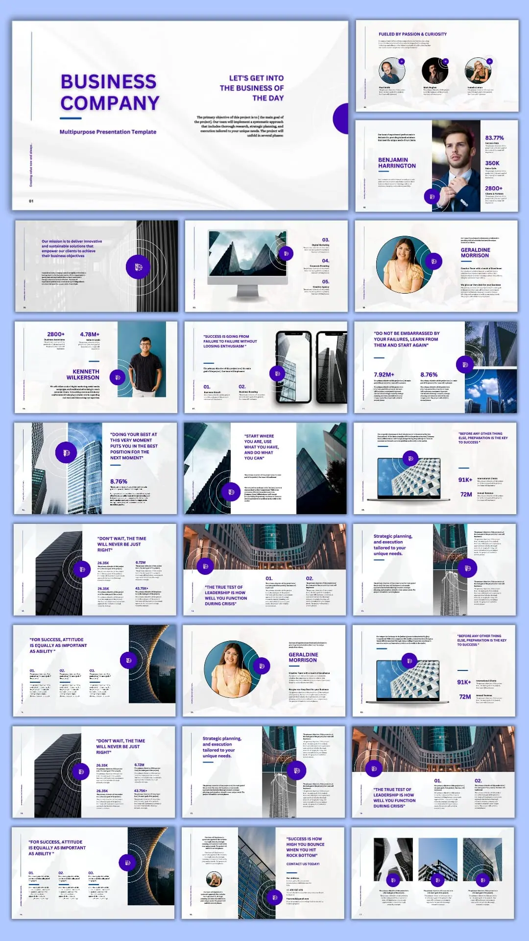 Business and Company Branding portfolio, Canva Business profile