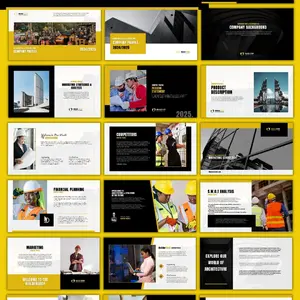 Architecture Firm Presentation Template from CANVA, editable