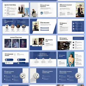 Freelancer Consultant Digital Marketing portfolio, canva slides