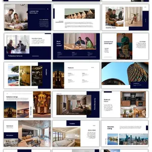 Real Estate Listing Template, Canva real estate business slides