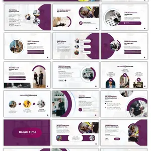 Business and Company profile template, exclusive canva template