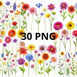 Wild flower clipart