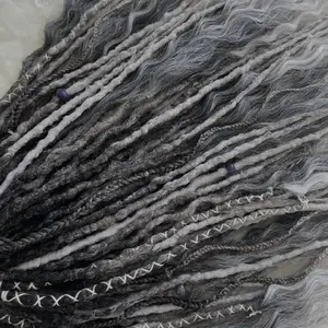 IN STOCK de se synthetic dreads dreadlocks with brushable curls