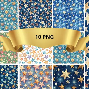 Star seamless pattern