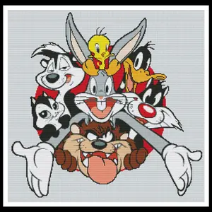 Looney Tunes PDF Cross Stitch Pattern
