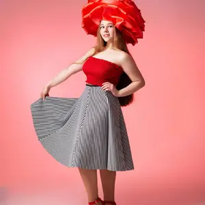 Giant rose hat oversizet 55 cm Kentucky Derby Headdress, Bridal Wedding headwear