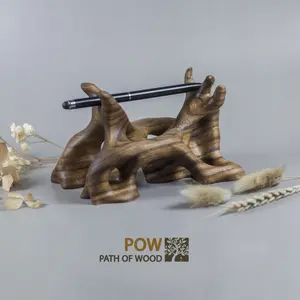 Wooden Pen Holder (material – ELM) Hand Made Carving