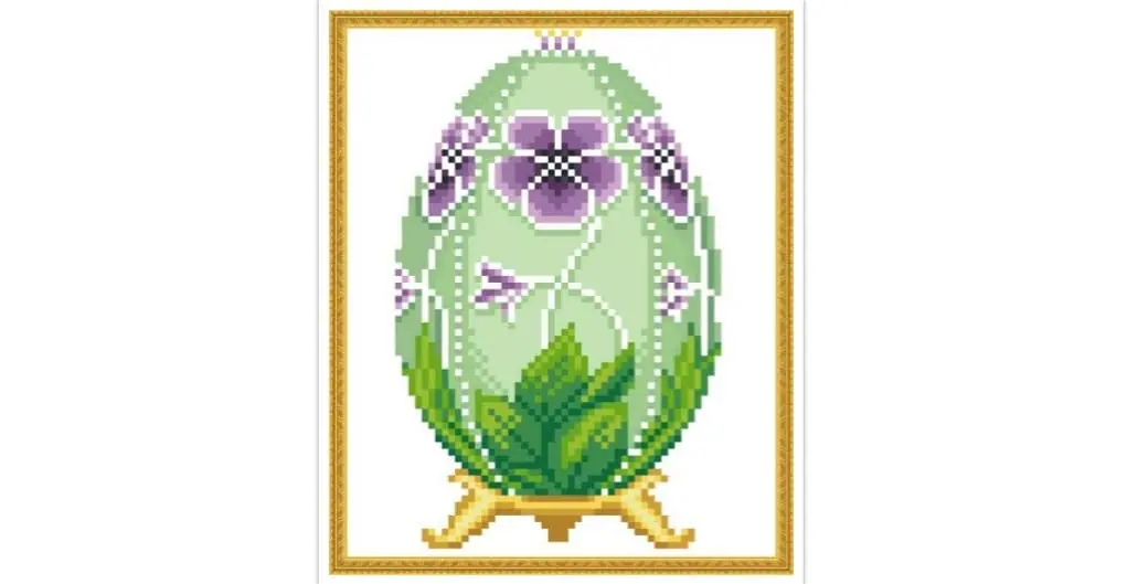 Cross Stitch Pattern Easter Faberge Egg 1 Cross Stitch Pattern Easter Faberge Egg