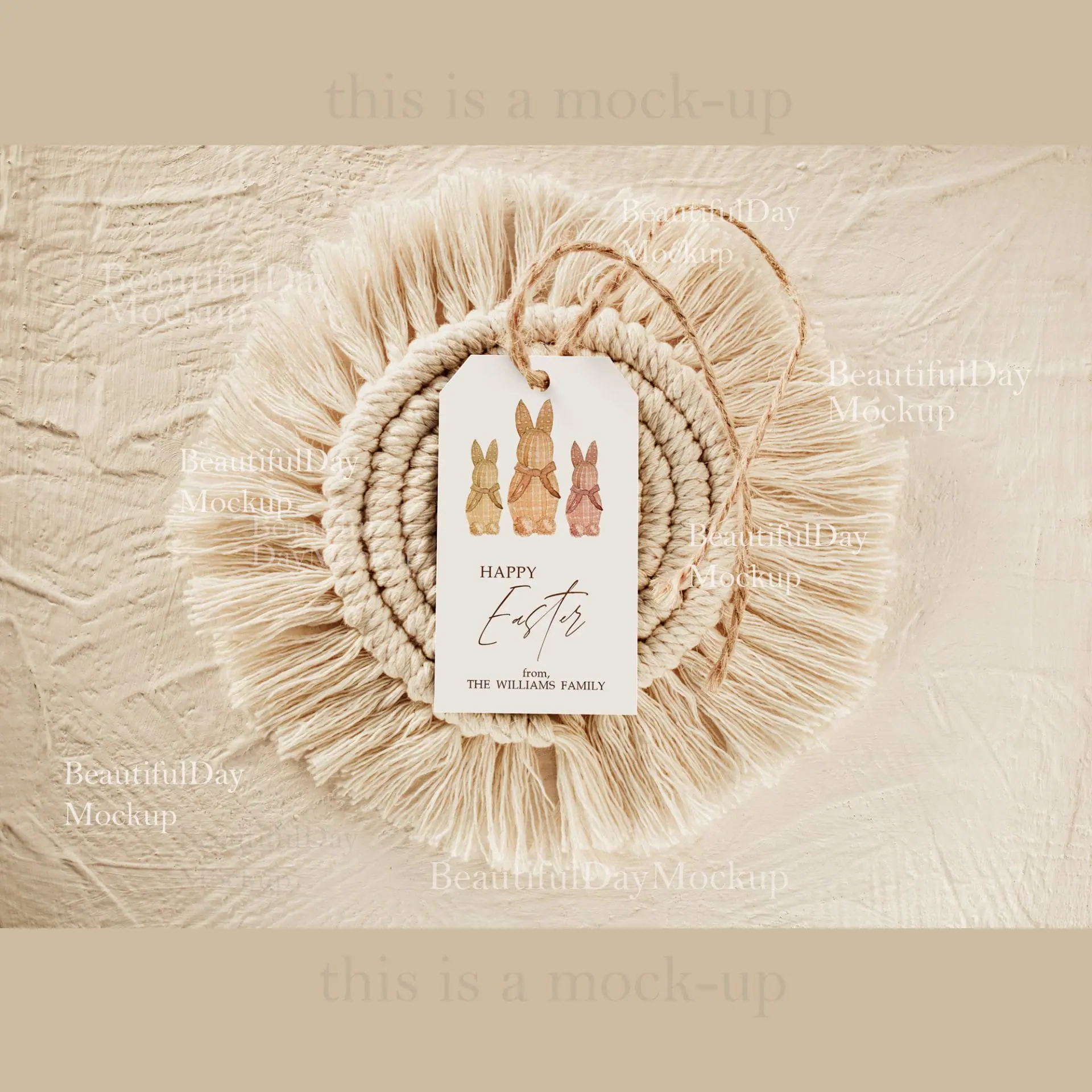 Mockup tag,mockup wedding tag, gift tag mockup, 0088 5 Mockup tag,mockup wedding tag, gift tag mockup, 0088 - Image 5