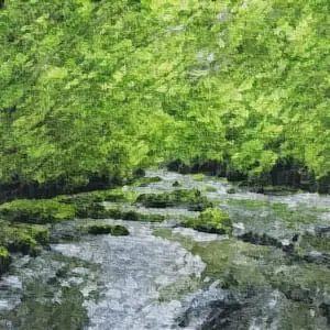 Painting - "The Calm River'' 1 Painting - "The Calm River''