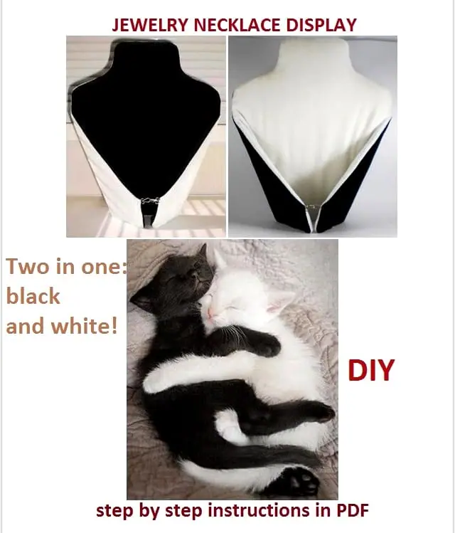 Tutorial necklace display bust, Make a Vendor Display, DIY, PDF 3 Tutorial necklace display bust, Make a Vendor Display, DIY, PDF - Image 3