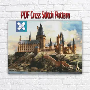 Hogwarts Castle PDF Cross Stitch Pattern