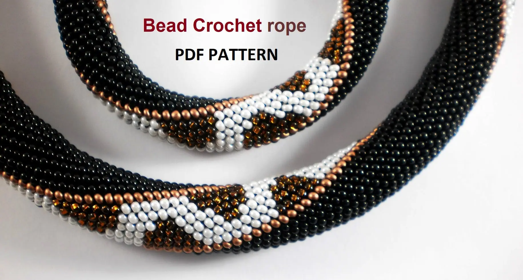 PDF Bead Crochet Pattern , Pattern for «Giraffe» Ropes Necklace 5 PDF Bead Crochet Pattern , Pattern for «Giraffe» Ropes Necklace - Image 5