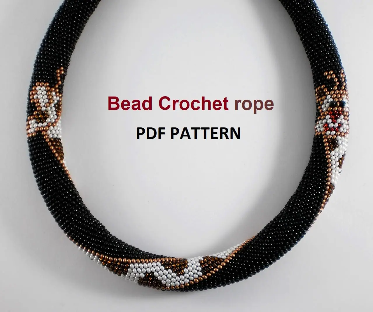 PDF Bead Crochet Pattern , Pattern for «Giraffe» Ropes Necklace 10 PDF Bead Crochet Pattern , Pattern for «Giraffe» Ropes Necklace - Image 10