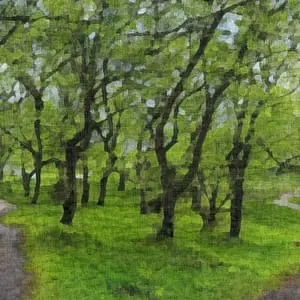 Painting - "Forgotten Footsteps''