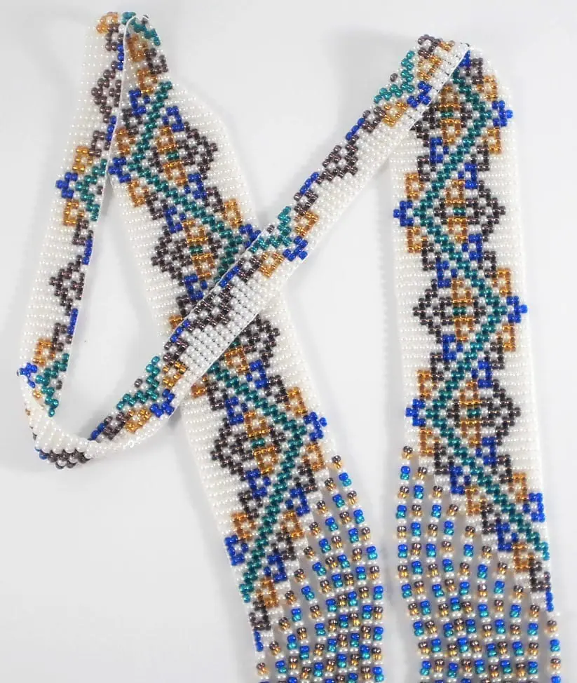Gerdan-Split-Loom Necklace Bead loom patterns 9 Gerdan-Split-Loom Necklace Bead loom patterns - Image 9